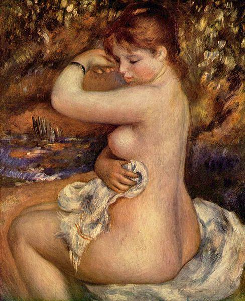 Pierre-Auguste Renoir Nach dem Bade oil painting image